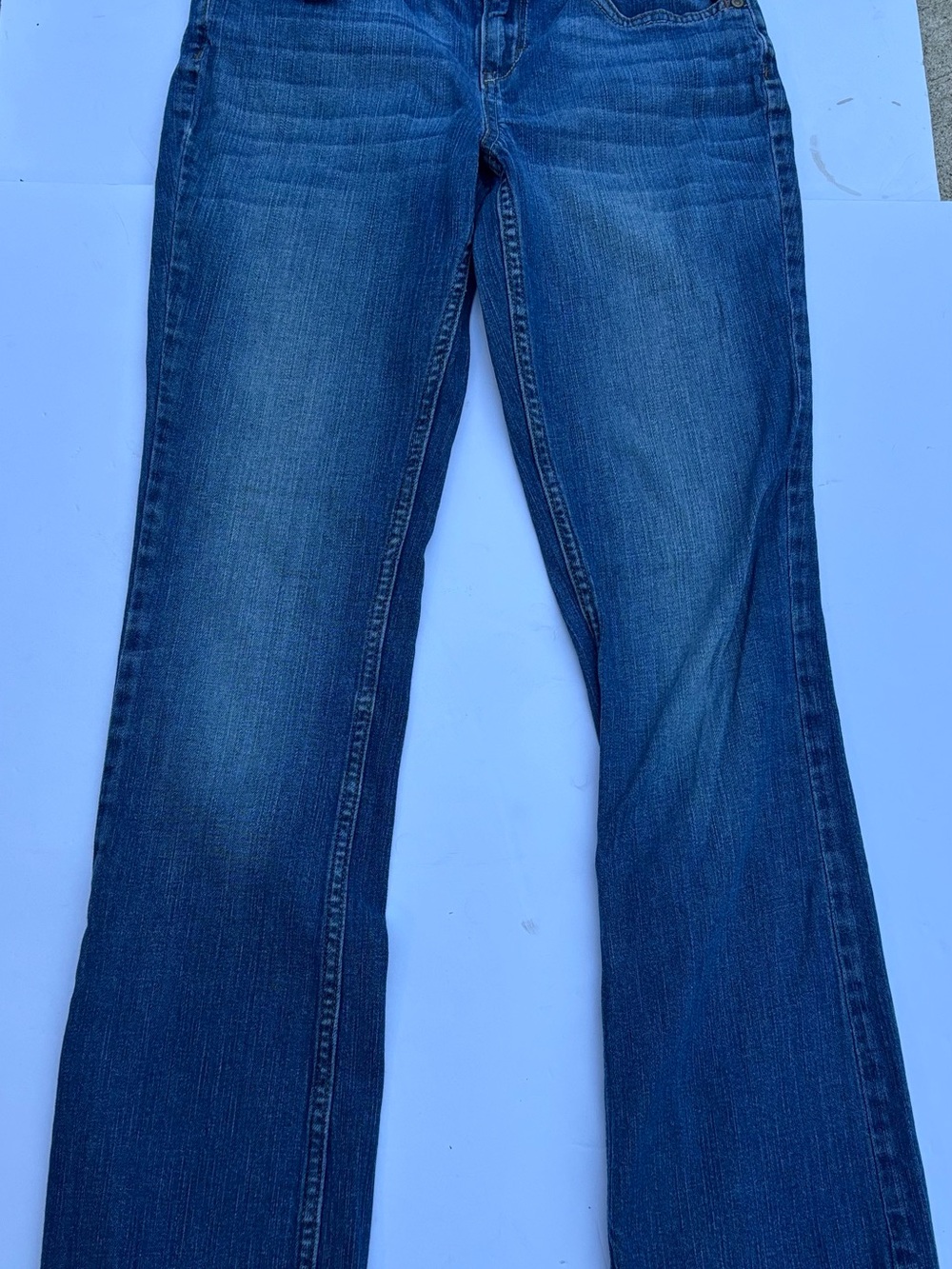 So Girls Boot Cut Jeans Blue Denim Size 16
